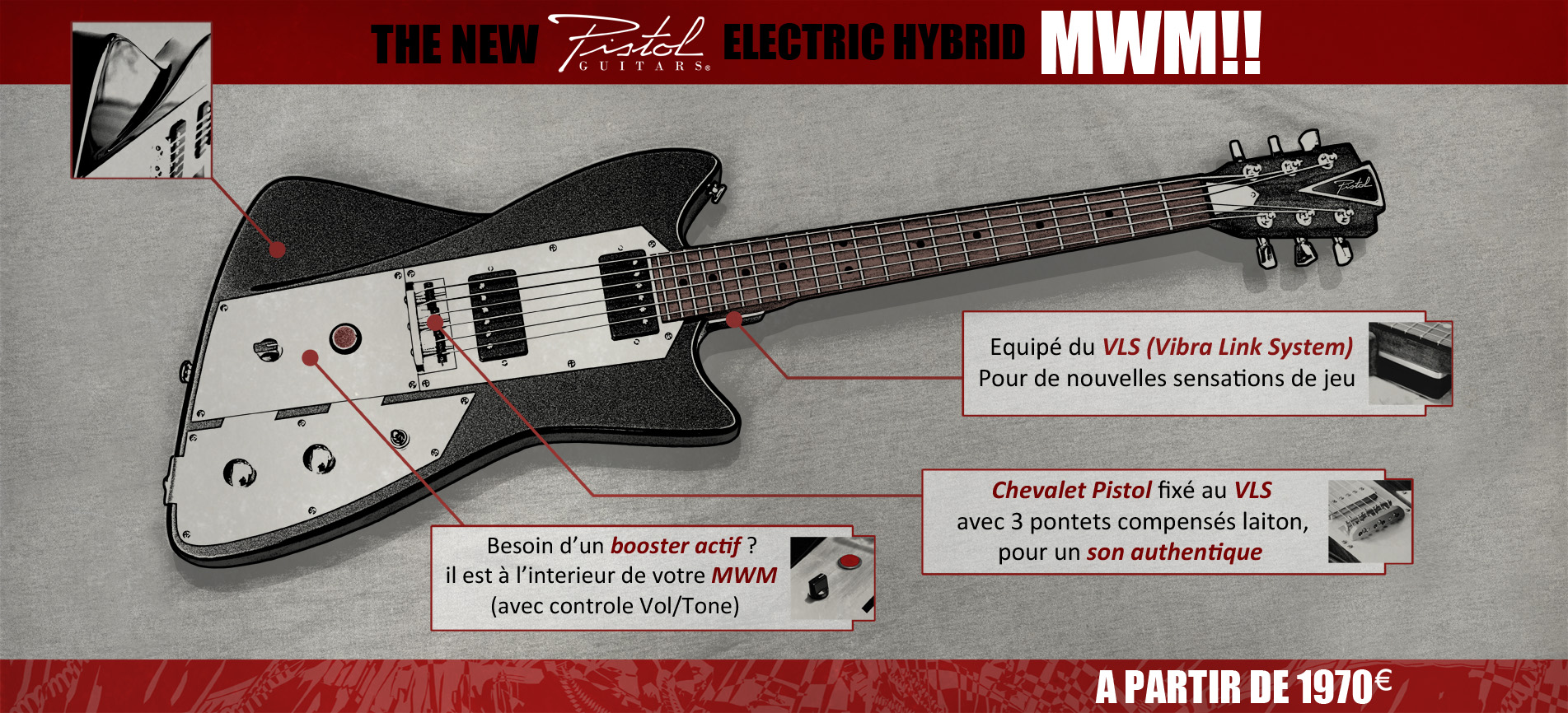 Pistol guitar - MWM Pistol guitar - MWM